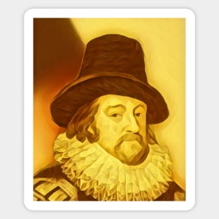 Francis Bacon Golden Portrait | Francis Bacon Artwork 9 Sticker